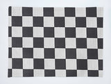 Racecar Checkerboard Print Cotton Dinner Table Placemats Holiday Home Decoration 13" x 19" (Pack of 4)