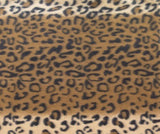 lovemyfabric 36"X58" Supper Soft Leopard Stripes Print Fleece Light Weight Blanket Couch/Sofa/Travel Throw-Brown - Love My Fabric