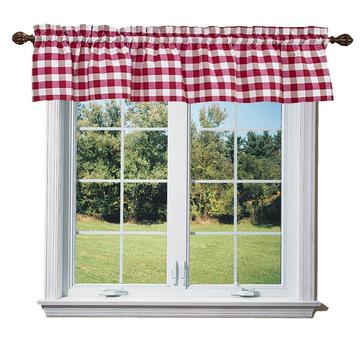 Cotton Gingham Checkered Window Valance 58