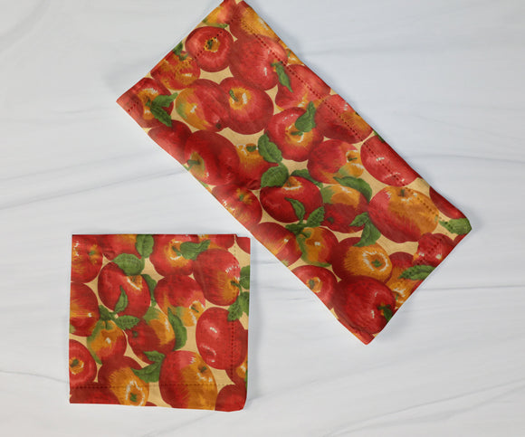 Cotton Apples Allover Napkins 18