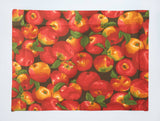 Apples Allover Print Cotton Dinner Table Placemats Holiday Home Decoration 13" x 19" (Pack of 4)