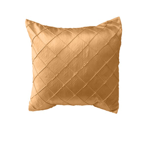 Pintuck Taffeta Decorative Throw Pillow/Sham Cushion Cover Champagne