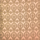 Polyester Taffeta with Velvet Flocked Damask Fabric 58" Wide by 180"(5-Yards) for Arts, Crafts, & Sewing