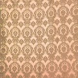 Polyester Taffeta with Velvet Flocked Damask Fabric 58" Wide by 36"(1-Yard) for Arts, Crafts, & Sewing