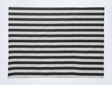 Half Inch Wide Stripes Print Cotton Dinner Table Placemats Holiday Home Decoration 13" x 19" (Pack of 4)