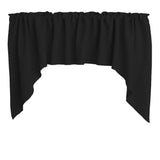 Poplin Solid Swag Window Valance 72" Wide / 36" Tall