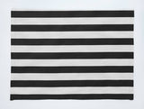 1" Wide Stripes Print Cotton Dinner Table Placemats Holiday Home Decoration 13" x 19" (Pack of 4)