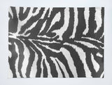 Zebra Print Cotton Dinner Table Placemats Holiday Home Decoration 13" x 19" (Pack of 4)