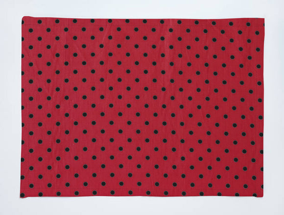 Small Dots Print Cotton Dinner Table Placemats Holiday Home Decoration 13