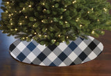 Buffalo Checkered Tree Skirt Christmas Decoration 58" Round Large Skirt