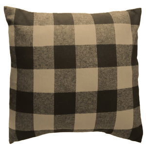 Buffalo Checkered Decorative Throw Pillow/Sham Cushion Cover Black Tan