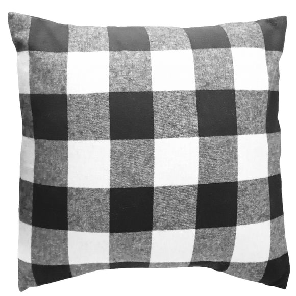 Buffalo Checkered Decorative Throw Pillow/Sham Cushion Cover Black White