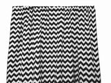 Cotton Curtain Zig-zag Chevron Print 58 Inch Wide - Black