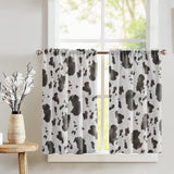 Cotton Cow Print Café Tier Curtains Window Treatment Kitchen Home Décor