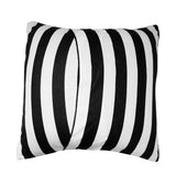 Cotton 1 Inch Stripe Decorative Throw Pillow/Sham Cushion Cover Black and White