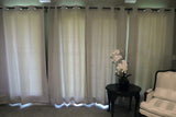 Blackout Curtain Panel 52 Inch Wide Greyish White