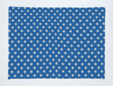 Stars Print Cotton Dinner Table Placemats Holiday Home Decoration 13" x 19" (Pack of 4)
