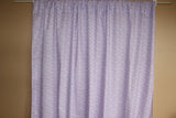 Cotton Curtain Floral Print 58 Inch Wide Botanic Flower-Pattern Lavender