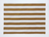 1" Wide Stripes Print Cotton Dinner Table Placemats Holiday Home Decoration 13" x 19" (Pack of 4)