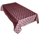 Sheer Lace Tablecloth Overlay Wedding and Party Decoration Burgundy