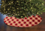 Buffalo Checkered Tree Skirt Christmas Decoration 58" Round Large Skirt
