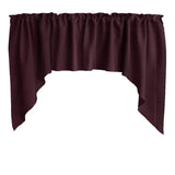 Stretch Velvet Solid Swag Window Valance 72" Wide / 36" Tall