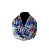 Cotton Infinity Scarf Psychedelic Abstract Artistic Prints