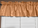 Pintuck Window Valance 52" Wide Champagne