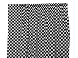 Cotton Curtain Checkered Print 58 Inch Wide Racecar 1 Inch Checkerboard - Black and White