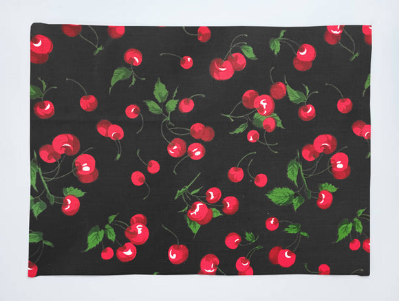 Cherries Allover Print Cotton Dinner Table Placemats Holiday Home Decoration 13