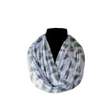 Cotton Infinity Scarf Winter and Christmas Prints