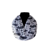Cotton Blend Infinity Scarf Cow Print