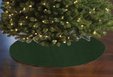 Faux Burlap Texture Tree Skirt Christmas Decoration 58" Round Large Skirt