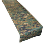Cotton Print Table Runner Camouflage Digital Pixel Jungle Camo