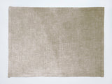 Faux Burlap Dinner Table Placemats Holiday Home Decoration 13" x 19" (Pack of 4)