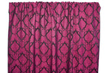 Jacquard Royal Damask Curtain Panel 54 Inch Wide