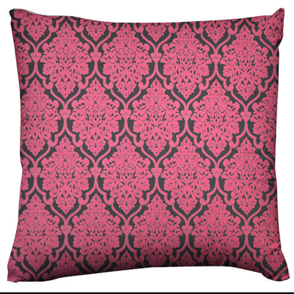 Jacquard Fancy Floral Damask Decorative Throw Pillow/Sham Cushion Cover
