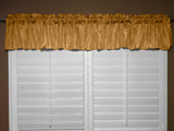 Crinkle Taffeta Window Valance 52" Wide - Gold