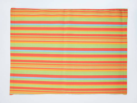 Multi Stripes Print Cotton Dinner Table Placemats Holiday Home Decoration 13