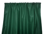 Faux Silk Solid Dupioni Window Curtain 56 Inch Wide - Hunter Green