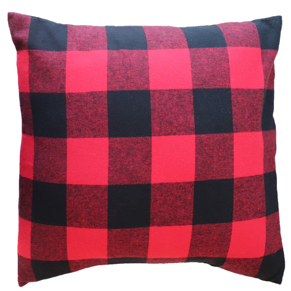 Buffalo Checkered Decorative Throw Pillow/Sham Cushion Cover Red Black