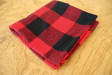 Flannel Throw Pillow/Sham Cushion Cover Buffalo Checkered Red Black