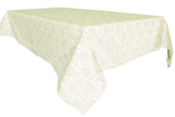 Sheer Lace Tablecloth Overlay Wedding and Party Decoration Ivory