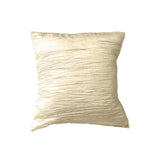 Crushed Taffeta Decorative Throw Pillow/Sham Cushion Cover Ivory