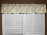 Crinkle Taffeta Window Valance 52" Wide - Ivory