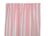 Cotton Curtain Stripe Print 58 Inch Wide / 2 Inch Stripe Pink and White