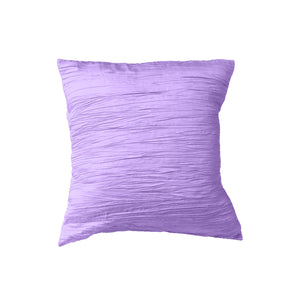 Crushed Taffeta Decorative Throw Pillow/Sham Cushion Cover Lavender