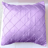 Pintuck Taffeta Decorative Throw Pillow/Sham Cushion Cover Lavender