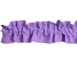 Solid Poplin Curtain Valance Sleeve Topper - Lavender