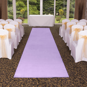 Felt Aisle Runner for Wedding Runway and VIP Events Solid Lavender